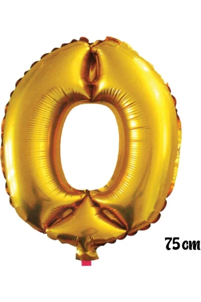 Pazariz 75 Cm O Harfi Folyo Balon Altın ürün görseli