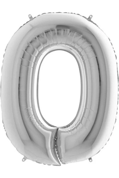 Pazariz 0 Folyo Balon Gümüş 100 Cm Helyum Balon Uçan Balon ürün görseli