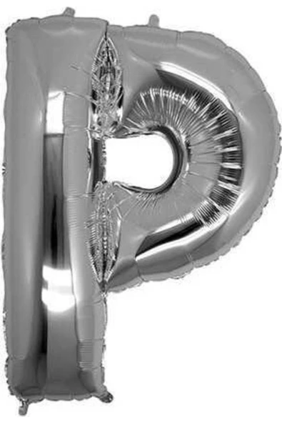 Pazariz P Folyo Balon Gümüş 100 Cm Helyum Balon Uçan Balon ürün görseli