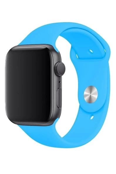 Pazariz Apple Watch Uyumlu3 4 5 6 7 8 Se 42-44-45-49 Mm Ultra Kordon Klasik Silikon - Resim 2