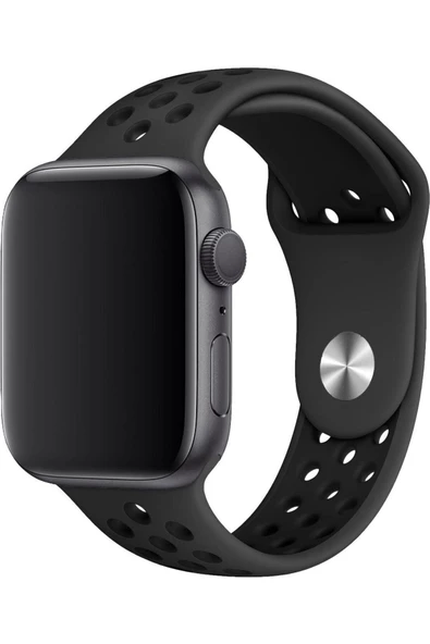 Pazariz Apple Watch Uyumluultra 3 4 5 6 7 8 Se S 42 44 45mm Kordon Delikli Spor Band Kayış - Resim 2