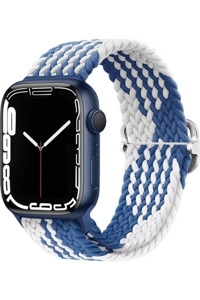 Pazariz Apple Watch Uyumlu42mm 44mm 45mm 49mm Kordon 1/2/3/4/5/6/se/7/8/ultra Örgü Tokalı Kordon