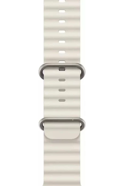 Pazariz Apple Watch Uyumlu8 7 6 5 4 3 2 Se 42mm / 44mm / 45mm Spor Silikon Kordon Kayış - Resim 2