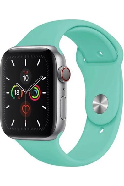 Pazariz Apple Watch Uyumlukordon 1 2 3 4 5 6 7 8 Se 42 Mm/44 Mm/45mm Silikon Kordon ürün görseli 1