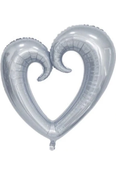 Pazariz Gümüş Kalp Balon