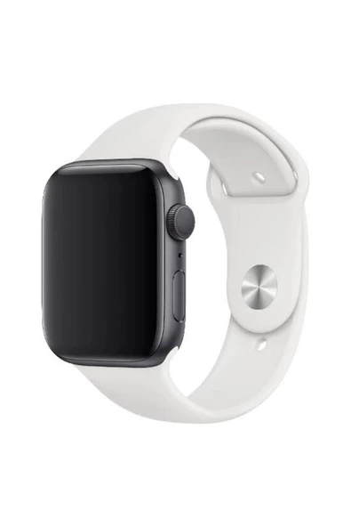 Pazariz Apple Watch Uyumlu3 4 5 6 7 8 Ultra Se 42/44/45/49 Mm Kordon Kayış Kaliteli Silikon ürün görseli 1