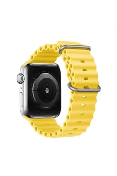 Pazariz Apple Watch Uyumlu1/2/3/4/5/6/se/7/8/ultra 42/44/45/49mm Kordon Silikon ürün görseli 1