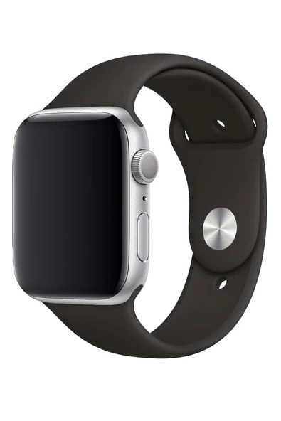 Pazariz Apple Watch Uyumlu3 4 5 6 7 8 S 38 40 41mm Kordon Kayış Klasik Kaliteli Silikon Kordon - Resim 3