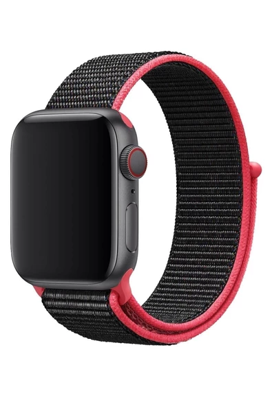 Pazariz Apple Watch Uyumlugs Dt Pro T500 Ultra 3 4 5 6 7 8 Se 42 44 45 49 Mm Kordon Kayış Hasır Örgü - Resim 2