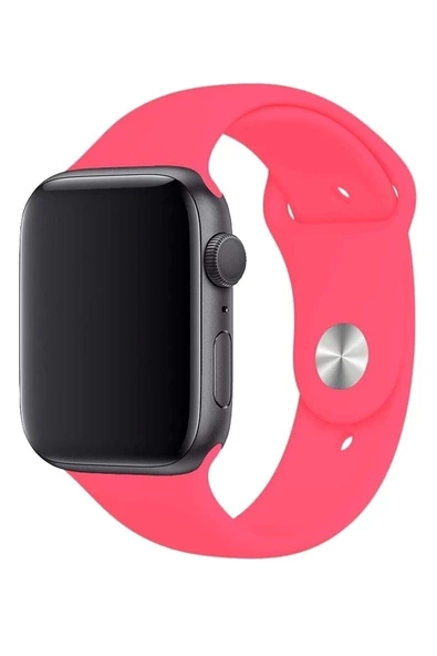 Pazariz Apple Watch Uyumlu3 4 5 6 7 8 Se 42-44-45-49 Mm Ultra Kordon Kayış Silikon Uyumlu - Resim 2