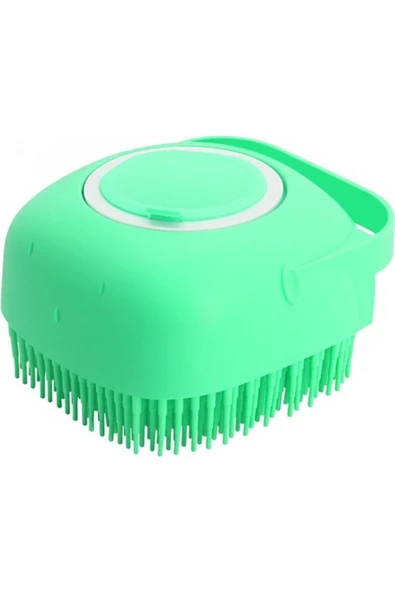 Pazariz Duş Jeli Hazneli Silikon Fırça Kese Çok Amaçlı Vücut Temizleme Kesesi Banyo Lifi - Resim 3