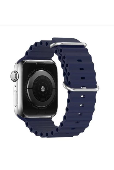 Pazariz Apple Watch Uyumlu1/2/3/4/5/6/se/7/8/ultra 42/44/45/49mm Kordon Silikon ürün görseli 1