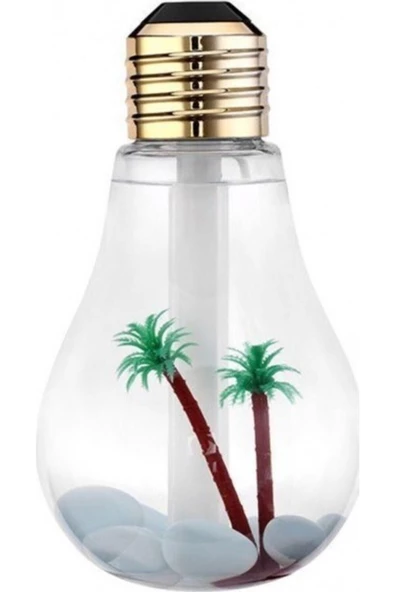Pazariz Aloevera Yağı Ampul Hava Nemlendirici Usb Su Hazneli Lı Işıklı Aromaterapi Difüzör