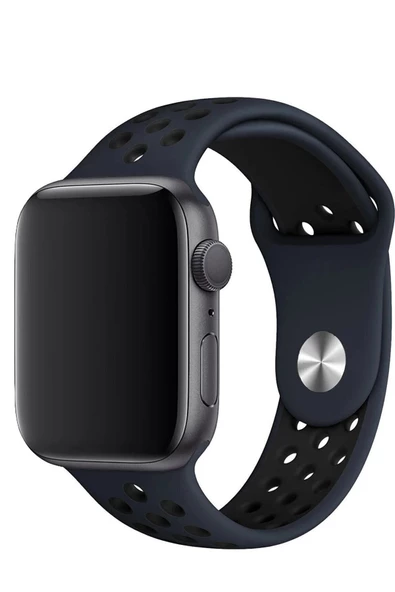 Pazariz Apple Watch Uyumluultra 3 4 5 6 7 8 Se S 42 44 45mm Kordon Delikli Spor Band Kayış - Resim 2