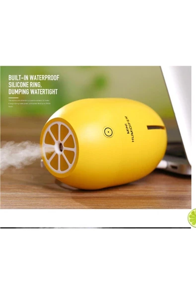 Pazariz Hindistan Cevizi Yağı 180 Ml Limon Şeklinde Mini Oda Hava Nemlendirici Buhar Aromaterapi Difüzör - 2