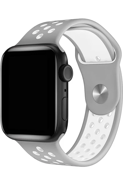 Pazariz Apple Watch Uyumluultra 3 4 5 6 7 8 Se S 42 44 45mm Kordon Delikli Spor Band Kayış - Resim 3