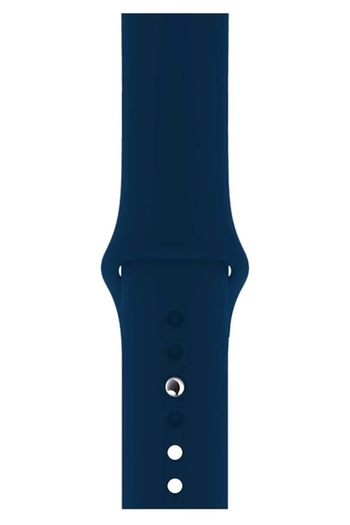 Pazariz Apple Watch Uyumlu3 4 5 6 7 8 Se 42 44 45mm Kordon Kayış Klasik Kaliteli Silikon ürün görseli 1