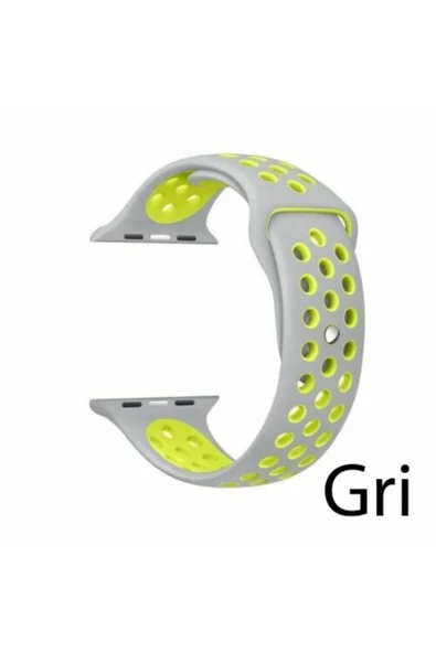 Pazariz Apple Watch Uyumlu3 4 5 6 7 8 Ultra 42mm 44mm 45mm Spor Silikon Kordon ürün görseli 1