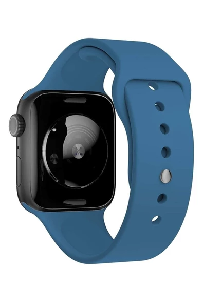 Pazariz Apple Watch Uyumlu3 4 5 6 7 8 Se 42-44-45-49 Mm Ultra Kordon Kayış Klasik Silikon - Resim 3