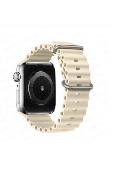 Pazariz Apple Watch Uyumlu1/2/3/4/5/6/se/7/8/ultra 42/44/45/49mm Kordon Silikon ürün görseli 1