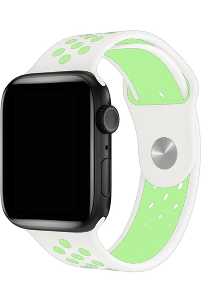 Pazariz Apple Watch Uyumluultra 3 4 5 6 7 8 Se S 42 44 45mm Kordon Delikli Spor Band Kayış - Resim 2