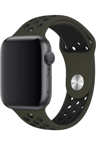 Pazariz Apple Watch Uyumluultra 3 4 5 6 7 8 Se S 42 44 45mm Kordon Delikli Spor Band Kayış - Resim 2