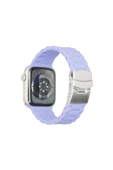 Pazariz Apple Watch Uyumlu4 5 6 7 8 Ultra 45mm 44mm 42mm Silikon Bracelet Kordon ürün görseli
