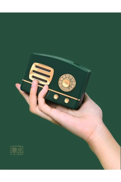 Pazariz Dekoratif Lamba Radyo 220ml Oda Hava Nemlendirici Buhar Makinesi Koku Giderici - 2