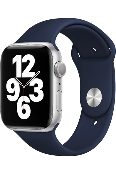 Pazariz Apple Watch Uyumlu8 7 6 5 4 3 Se 38mm-40mm-41mm M/l Spor Silikon Kordon ürün görseli