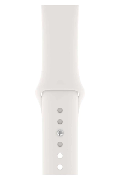 Pazariz Apple Watch Uyumlu3 4 5 6 7 8 Se 38 40 41mm Kordon Kayış Klasik Kaliteli Silikon ürün görseli 1