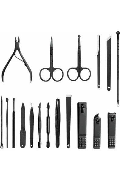 Pazariz Manikür Ve Pedikür Seti -18 Parça - Resim 2