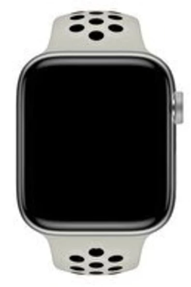 Pazariz Apple Watch Uyumlu3 4 5 6 7 8 Ultra Se 42/44/45/49 Mm Kordon Kayış Kaliteli Silikon - Resim 3