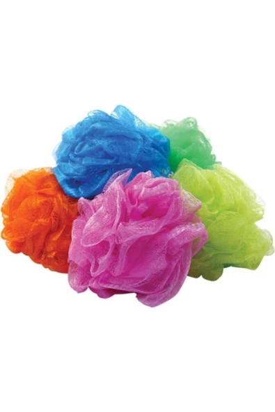 Pazariz Yumuşak Ponpon Duş Lifi Banyo Fırçası Kese Tekli ürün görseli 1