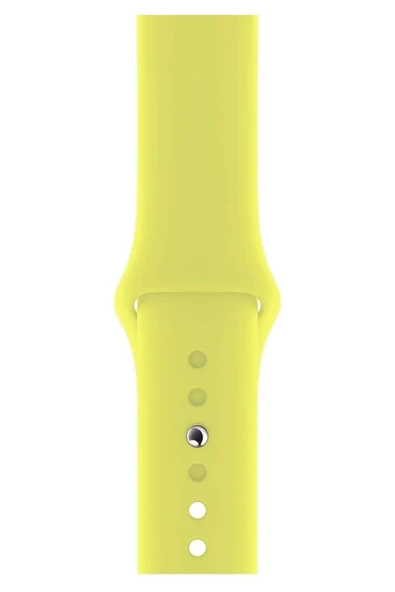 Pazariz Apple Watch Uyumlu3 4 5 6 7 8 Se 38 40 41mm Kordon Kayış Klasik Kaliteli Silikon ürün görseli 1