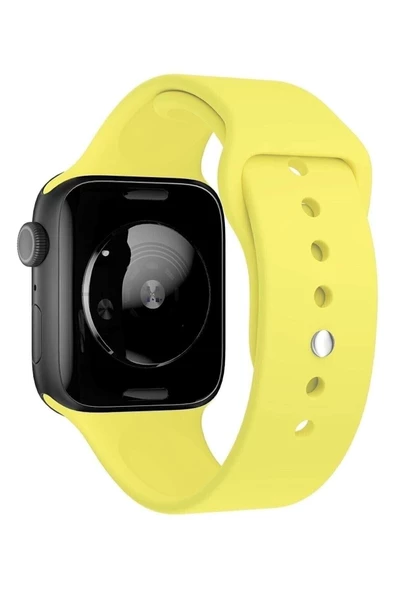 Pazariz Apple Watch Uyumlu3 4 5 6 7 8 Se 42-44-45-49 Mm Ultra Kordon Kayış Klasik Silikon - Resim 3