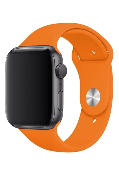 Pazariz Apple Watch Uyumlukordon 1 2 3 4 5 6 7 8 Se 42 Mm/44 Mm/45mm Silikon Kordon Kayış ürün görseli 1