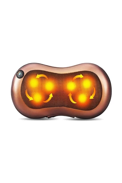 Pazariz Relax Ovmalı Masaj Aleti Yastığı Ayakbel Boyun Sırt Cihazı Minder ürün görseli 1