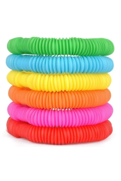 Pazariz 5 Li Pop Tubee Eğitici Stres Giderici Finget Pop It 5 Renk - 2