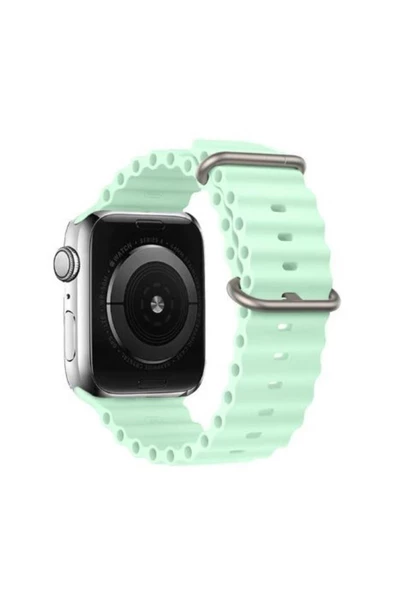Pazariz Apple Watch Uyumlu1 2 3 4 5 6 Se 7 8 Ultra 42 44 45 49 Mm Kordon Silikon ürün görseli