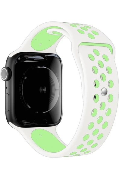 Pazariz Apple Watch Uyumluultra 3 4 5 6 7 8 Se S 42 44 45mm Kordon Delikli Spor Band Kayış - Resim 3