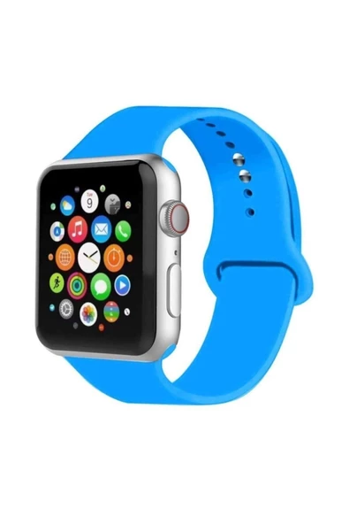 Pazariz Apple Watch Uyumlukordon 2 3 4 5 38 Mm Ve 40 Mm Silikon Kordon Kayış ürün görseli 1