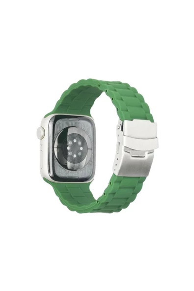 Pazariz Apple Watch Uyumlu4 5 6 7 8 41mm 40mm 38mm Silikon Bracelet Kordon ürün görseli 1