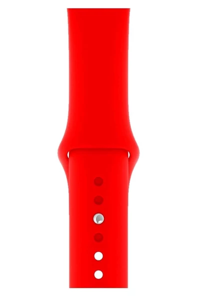 Pazariz Apple Watch Uyumlu3 4 5 6 7 8 Se 42 44 45mm Kordon Kayış Klasik Kaliteli Silikon ürün görseli 1