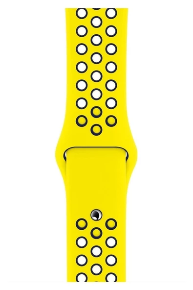 Pazariz Apple Watch Uyumlusilikon Kayış Delikli Kordon 1 2 3 4 5 6 7 Se 42mm/44mm/45mm