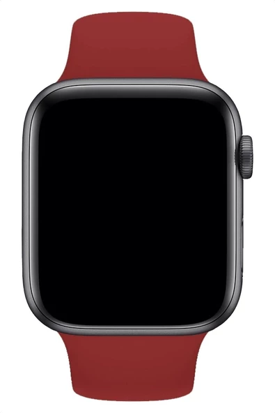 Pazariz Apple Watch Uyumlukordon 1 2 3 4 5 6 7 Se 42 Mm/44 Mm/45mm Silikon Kordon Kayış - Resim 2