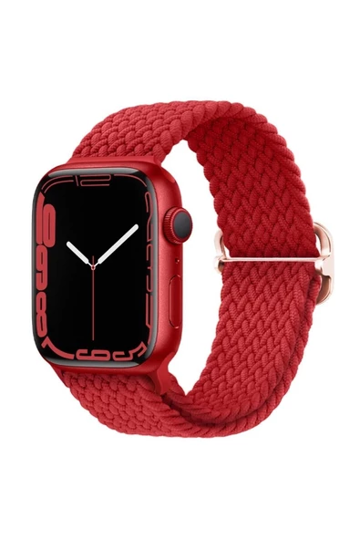 Pazariz Apple Watch Uyumlu3 4 5 6 7 8 Ultra 45mm 44mm 42mm Braided Örgü Kordon ürün görseli