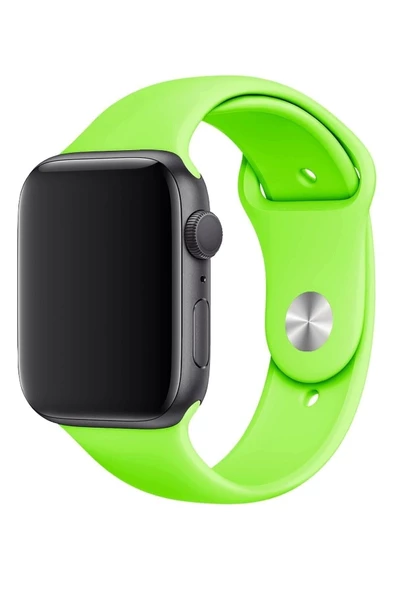 Pazariz Apple Watch Uyumlukordon 1 2 3 4 5 6 7 Se 42 Mm/44 Mm/45mm Silikon Kordon Kayış - Resim 3