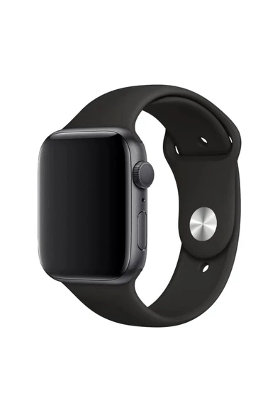 Pazariz Apple Watch Uyumlu3 4 5 6 7 8 Se 42-44-45 Mm Kalite Kordon Kayış Kaliteli Silikon Kordon - Resim 2