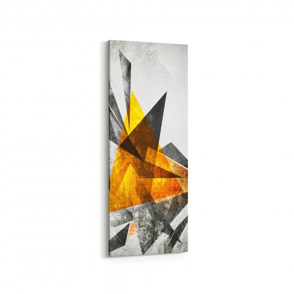 Olla 10294 Abstract Görsel Dikey İnce Kanvas Tablo