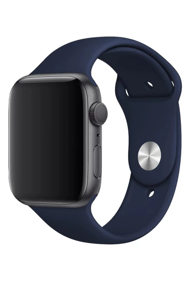 Pazariz Apple Watch Uyumlu3 4 5 6 7 8 Se 42 44 45mm Kaliteli Spor Klasik Slikon Kordon Kayış - Resim 3